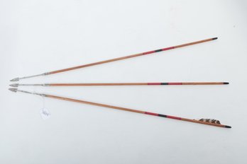 3 VINTAGE FISHING ARROWS 30 1/2 ' LONG