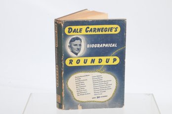 Signed Copy DALE CARNEGIE'S BIOGRAPHICAL ROUNDUP HIGHLIGHTS IN THE LIVES OF FORTY FAMOUS PEOPLE FOREST HILLS