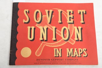 Soviet Union In Maps -- Cold War Era Denoyer-Geppert Co.