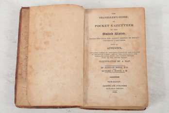 Jedediah MORSE  1823 Travelers Guide THE TRAVELLER'S GUIDE: POCKET GAZETTEER OF THE AnitedStates: EXTRACTED F