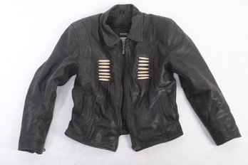 Thinsulate 3M Leather Motorcycle Jacket Size 14