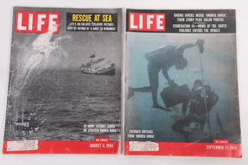 2 Life Magazine Publications On Sinking Of Andrea Doria