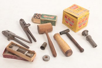 Group Of Vintage Gun Related Tools And Other Items