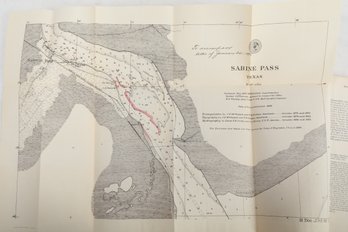 MAPS Texas Sabine Pass Canal LETTER THE SECRETARY OF WAR,  FROM THE CHIEF OF ENGINEERS 1898