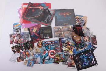 Group Of Small Superhero Collectibles
