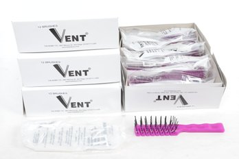 4 Boxes Of 12/Ea. (48 Total) ~ VENT Brushes In Purple