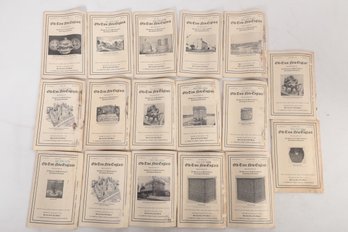 Group Of Antique 1930's Old Time New England Bulletins