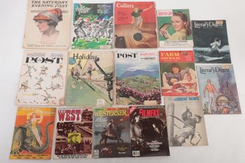 Group Of Vintage Publications Magazines Ephemera