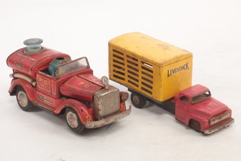 Two Vintage Tin Toys