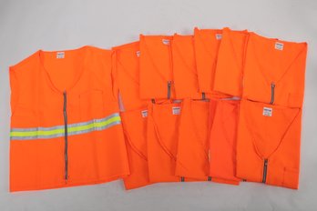 12 Safety Line Orange Reflective Vest Made In America Size 3XL