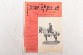 Antique 1895 The Illustrated American Weekly News Magazine