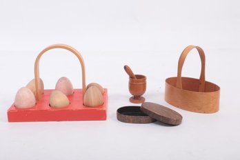 Group Of Collectible Wooden Items