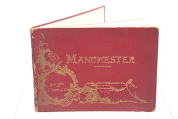 Manchester. Published By J. Bowie.  Victorian Travel Souvenir Photographic Album