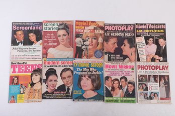 Lot Of 1960's Movie Magazines