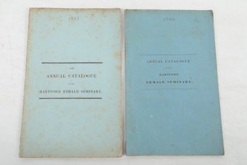 Women.  Catalog Of The Hartford Female Seminary 1833 & 1840