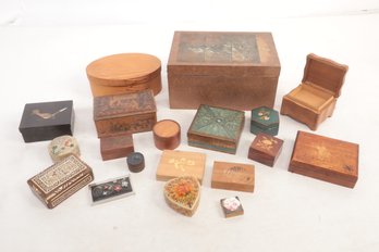 Large Group Of Vintage Boxes