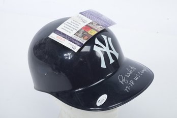 Roy White Signed Helmet With JSA Certs