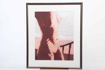 Pencil Signed Artist Print Of Nude Woman Circa 2003
