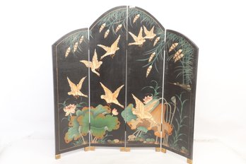 Vintage Great Quality Wood Oriental Screen