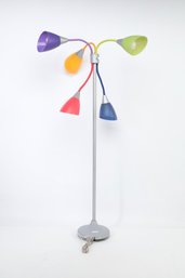 Floor Lamp With Multi-Colored Shades