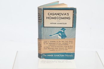 (BANNED BOOK) 1930 ARTHUR SCHNITZLER , CASANOVA'S HOMECOMING With Publisher's Band