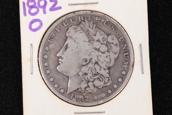 1892-O Morgan Silver Dollar