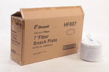Genpak Harvest Fiber 7 Inch Compostable Plate -- 1000 Per Case