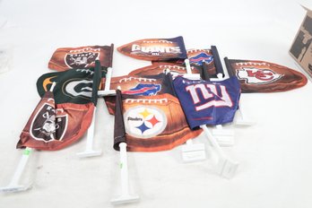Wincraft Assorted NFL Window Flags Lot Of 10