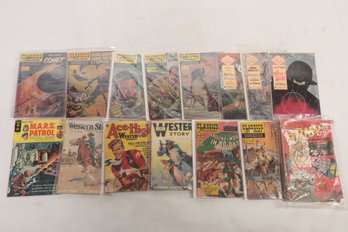 22 Early Western & Fightin' Army Comics (10c, 12c, 15c)