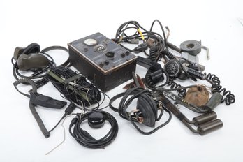 Grouping Of Mixed Vietnam Era Military Communication Equipment