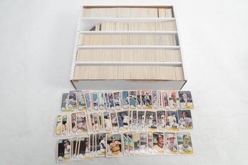 5 ROW BOX (4500 Count) 1981 FLEER BASEBALL CARD COMMONS LOT SHARP CARDS MULTIPLE STARTER PARTIAL SETS