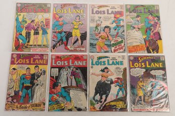 8 Vintage DC 12 Cent Lois Lane Comic Books