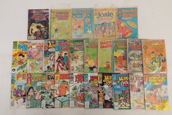 Grouping Of Vintage Mixed Comics: Archie Series, Star, Devil Kids, Denis The Menace & More