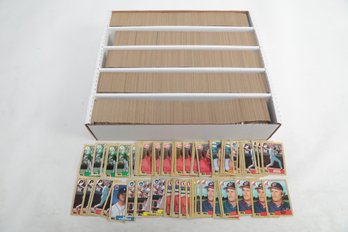 5 ROW BOX (5000 Count) 1987 TOPPS BASEBALL CARD COMMONS LOT SHARP CARDS MULTIPLE STARTER PARTIAL SETS