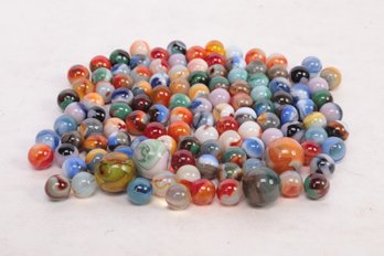Grouping Of Vintage Machine Made Marbles