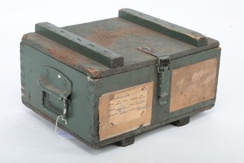 Vintage Czech Army 7.62 Wooden Ammo Box