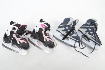 Girls Adjustable Ice Skates (Size 1-4) & Boys Ice Skates Size 3