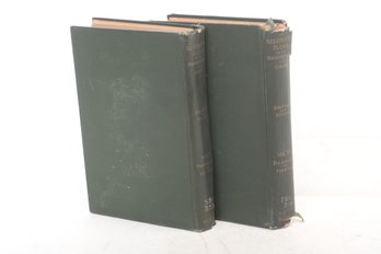 Antique 1897 2 Book Volumes Of An Illustrated Flora Of The Northern States & Canada By Nathaniel Lord Britton
