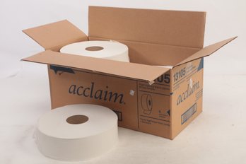 Acclaim Jumbo Jr. 1-Ply Toilet Paper By GP PRO, White, 4000' Per Roll, 6 Rolls/Case (13105)