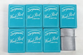 8 Vintage N.O.S. Wind Proof Lighters