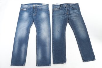 2 Pair Men's Diesel Jeans (36x30)