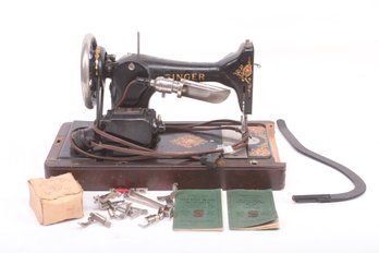 Vintage Singer Sewing Machine Model 128
