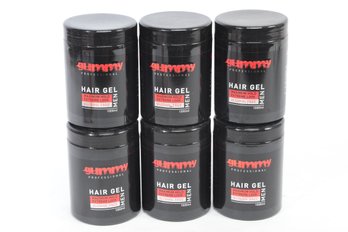 6 Gummy Professional Hair Gel (Maximum Hold) For Men ~ 1000ML