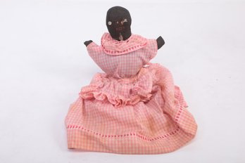 Vintage African-American Folk Doll