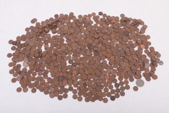 7 Ibs Of Unsorted Wheat Pennies