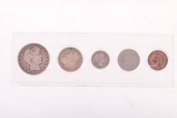 1900 Year Set - Dime Has Mint Mark 'O' For New Orleans