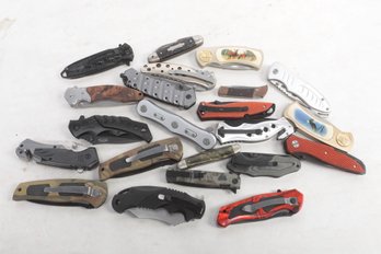 Grouping Of Assorted Pocket Knives