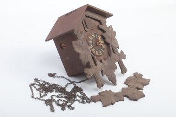 Early Cuckoo Clock For Parts Or Restoration