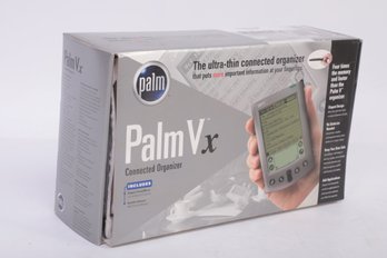 Vintage Palm Vx Organizer New In Box Silver Color - Rare