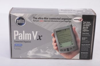 Palm Vx Ultra Tin Organizer Blue Color New In Box  -  Rare